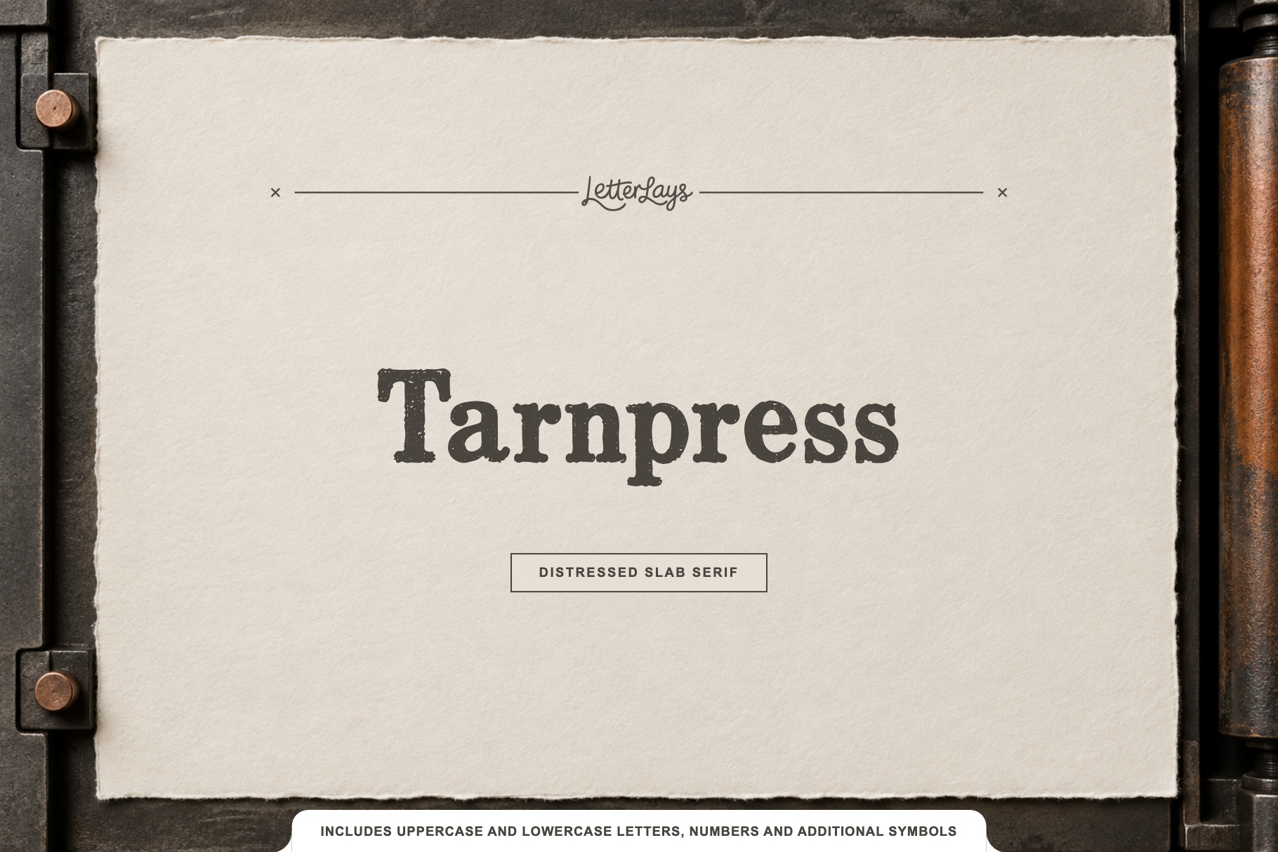 Tarnpress presentation