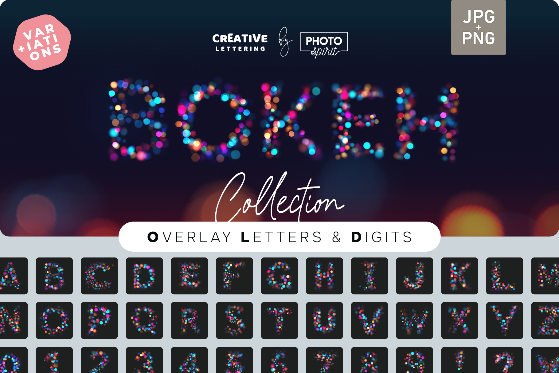 Colorful Holiday Bokeh presentation